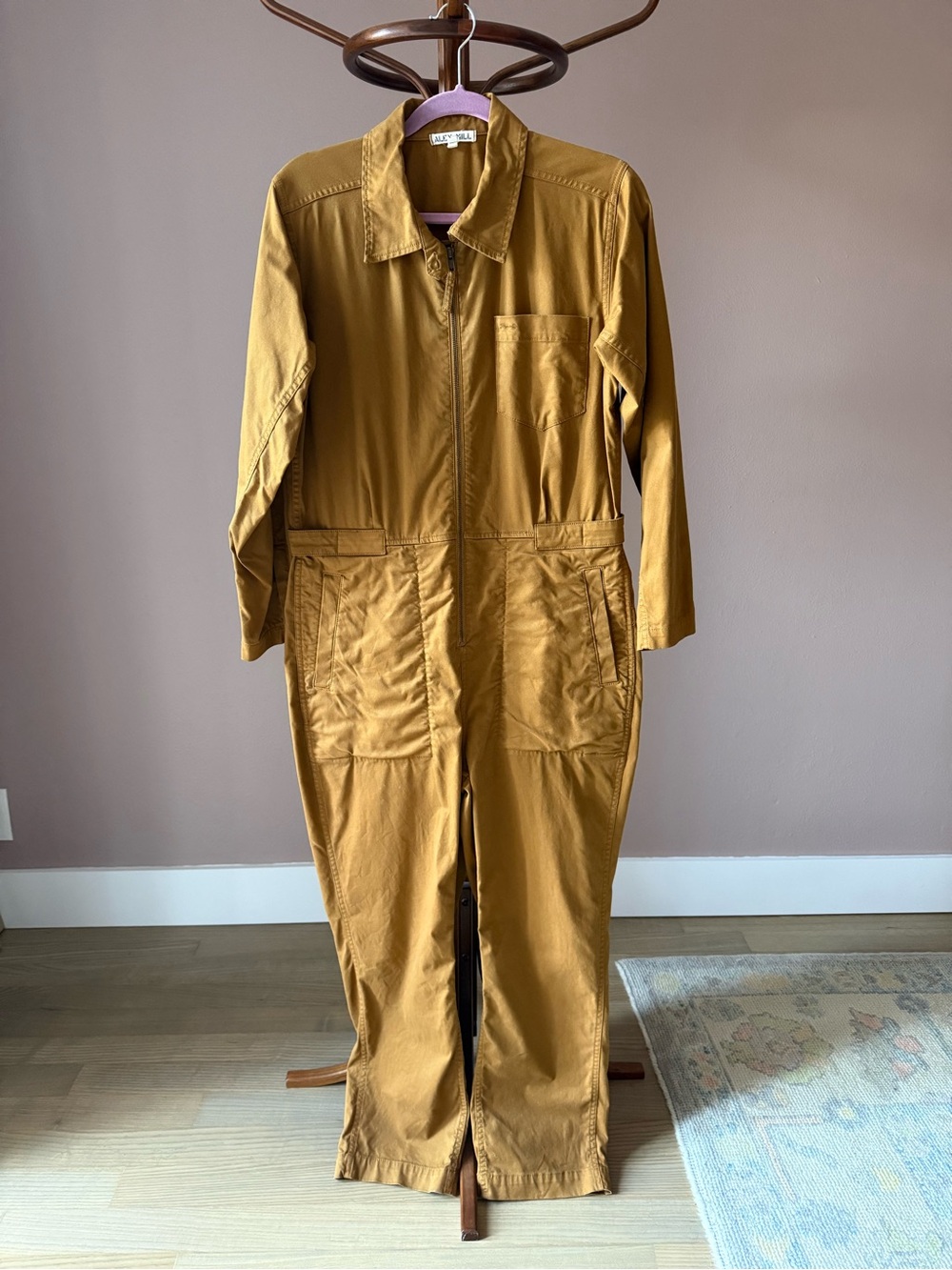 Womenโs Alex Mill Jumpsuit - Mustard